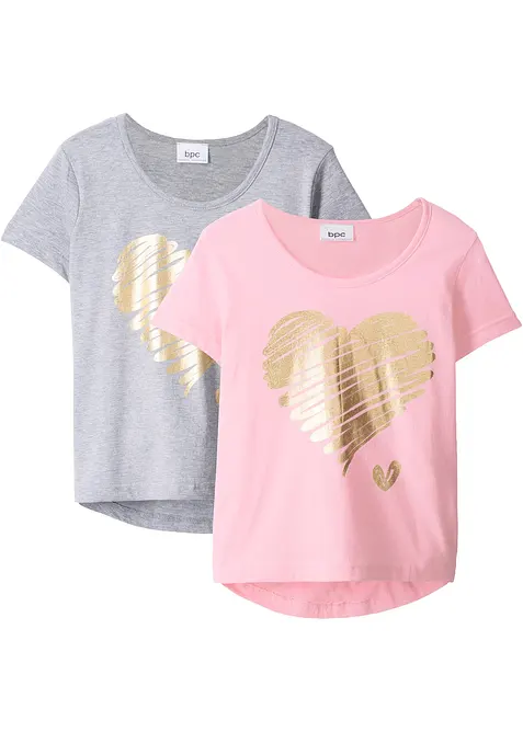 Lot de 2 T-shirts, bonprix