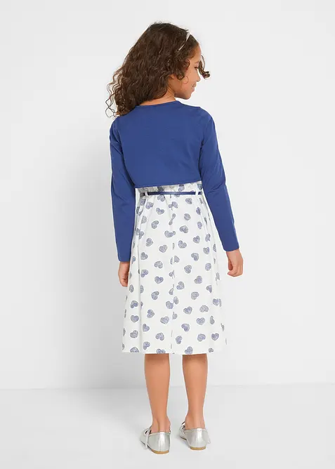 Robe fille, boléro, ceinture (ens. 3 pces), bonprix