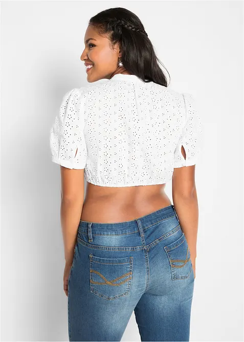 Blouse de Dirndl en broderie anglaise, bonprix