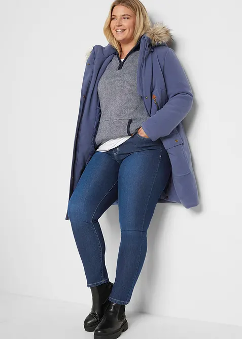 Jean skinny taille mi-haute, extensible, bonprix