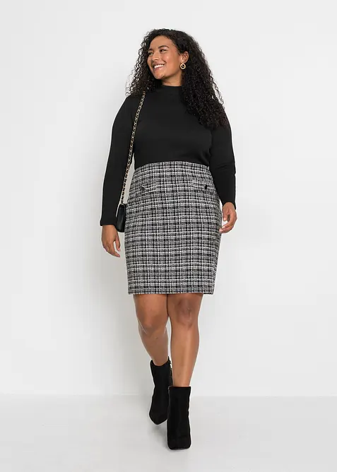 Robe courte et fluide en viscose mélangée, bonprix