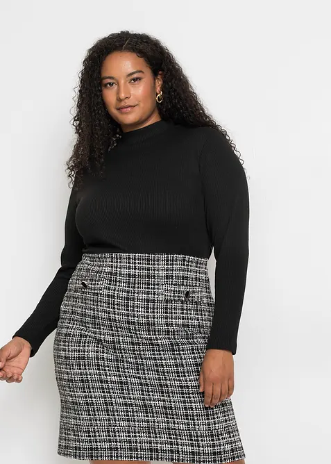 Robe courte et fluide en viscose mélangée, bonprix