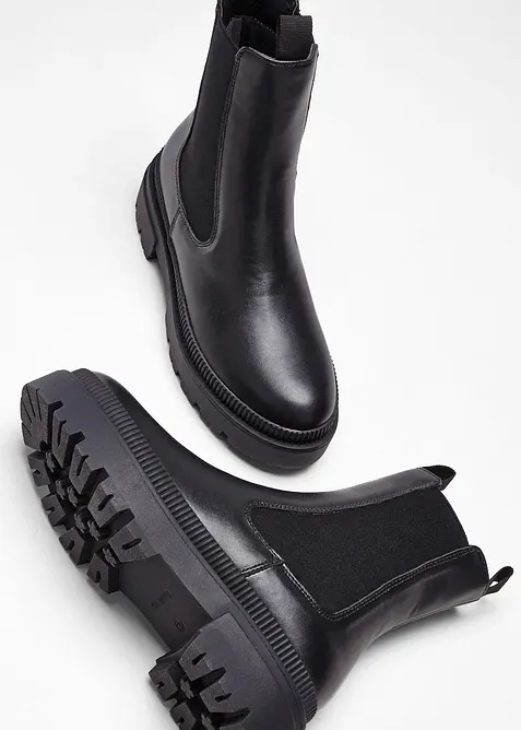 Bottines Chelsea à semelle crantée, bonprix