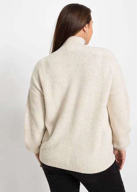 Pull camionneur à motif ajouré, bonprix