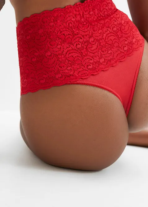 Lot de 2 strings sculptants, maintien modéré, bonprix