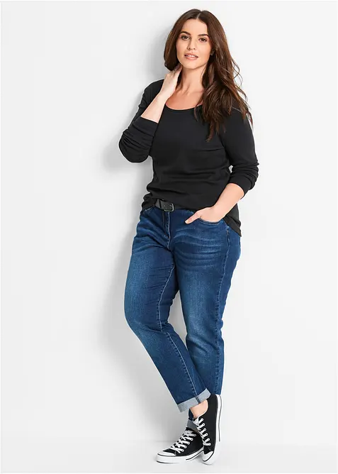 T-shirt manches longues 100% coton, bonprix