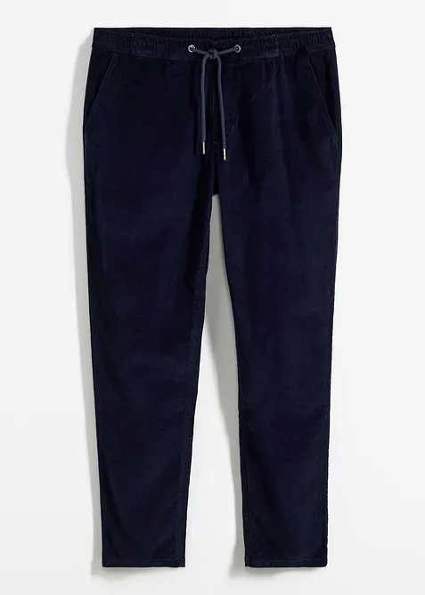 Pantalon jogger Regular en velours côtelé, droit, bonprix