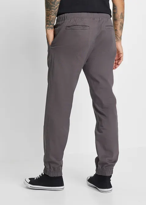 Pantalon chino jogger loose, droit, bonprix