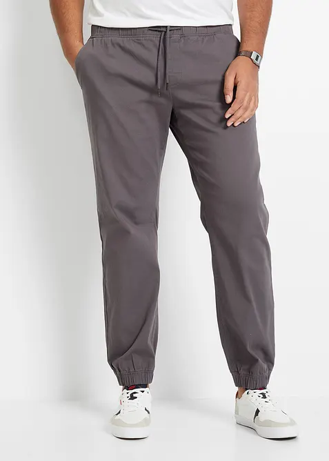 Pantalon chino jogger loose, droit, bonprix