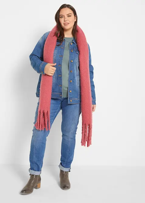 Veste en jean extensible, basique, bonprix