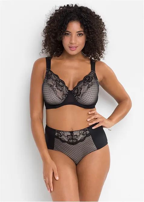 Soutien-gorge minimiseur &agrave; bretelles rembourr&eacute;es, bonprix