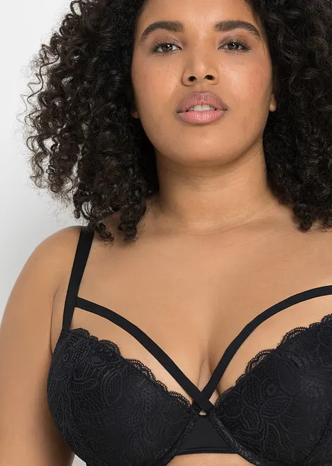 Soutien-gorge avec coques et jolie dentelle, bonprix
