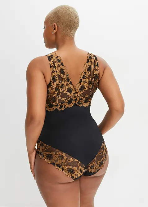 Body sans armatures &agrave; dentelle florale, bonprix