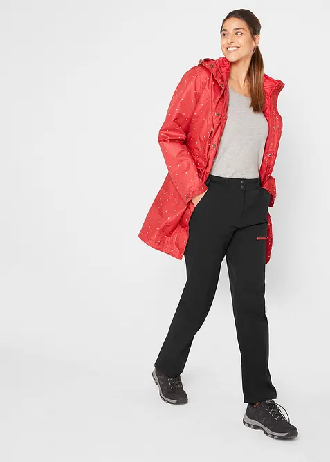 Pantalon softshell extensible à poches, déperlant, bonprix