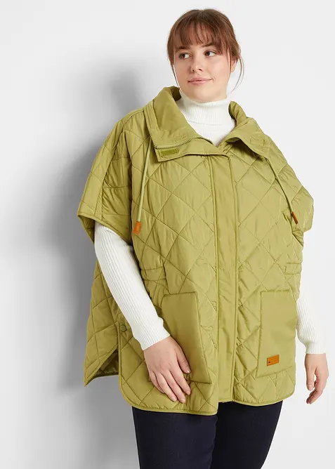 Veste sans manches matelass&eacute;e oversize, d&eacute;perlant, bonprix