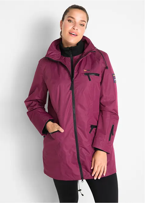 Parka de mi-saison imperméable à capuche, style 2-en-1, bonprix