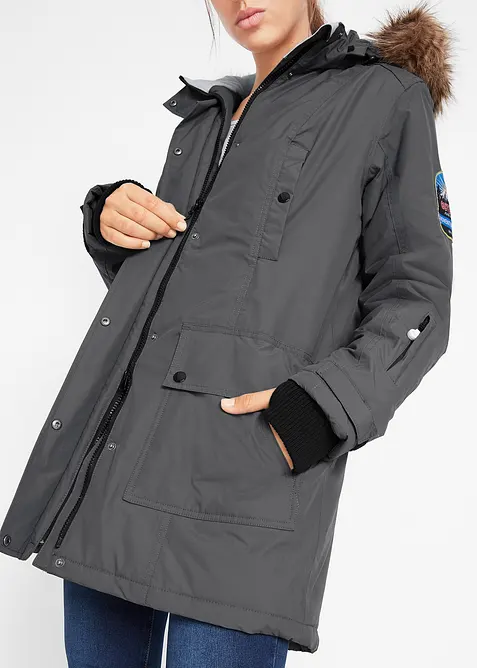 Parka outdoor imperméable et technique à capuche, bonprix