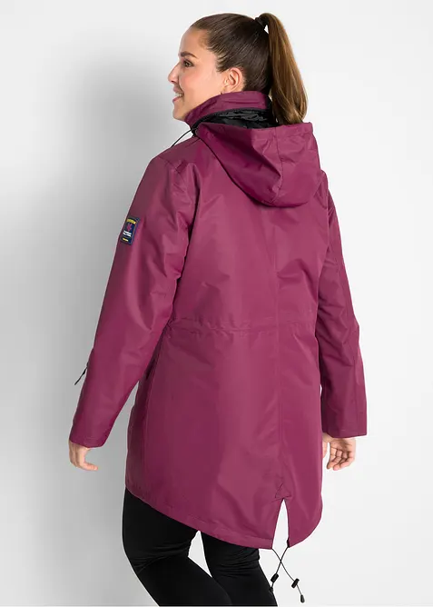 Parka de mi-saison imperméable à capuche, style 2-en-1, bonprix