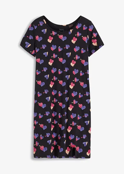 Chemise de nuit courte 100% coton, bonprix