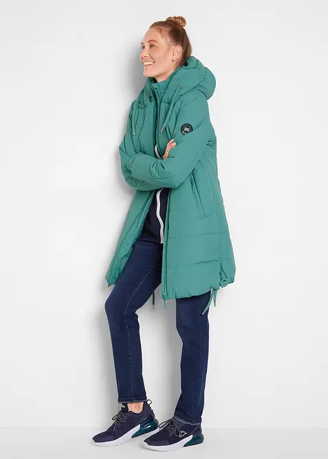 Longue doudoune outdoor, déperlante, bonprix