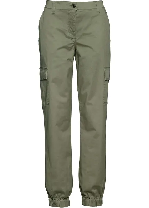 Pantalon cargo en coton extensible, bonprix