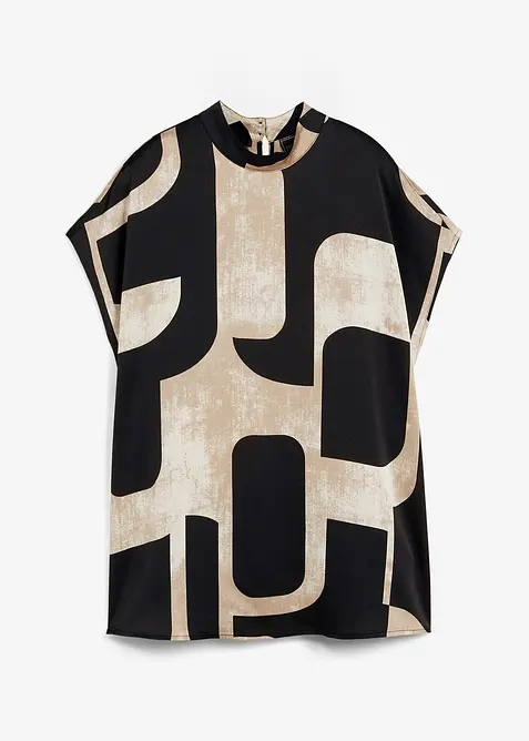 Blouse sans manches en satin, bonprix