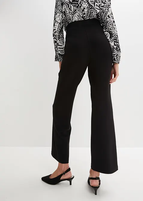 Pantalon élastiqué en interlock épais, bonprix