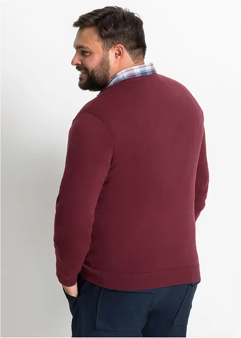 Pull doux en fine maille de coton majoritaire, bonprix