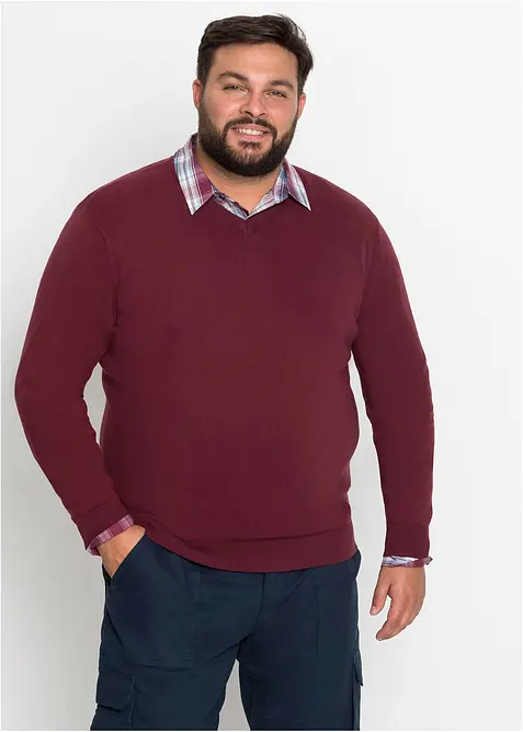 Pull doux en fine maille de coton majoritaire, bonprix