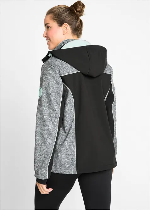 Veste softshell déperlante avec détails réfléchissants, bonprix