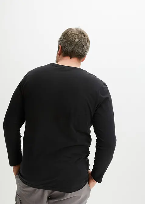 T-shirt manches longues 100% coton, bonprix