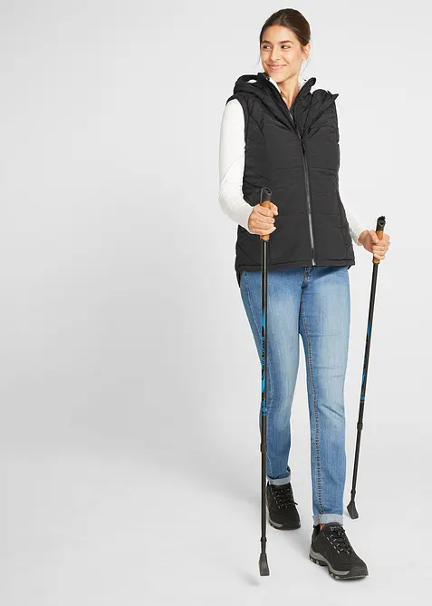 Doudoune sans manches doublée sherpa, bonprix