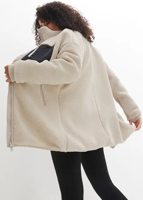 Veste en polaire peluche, bonprix