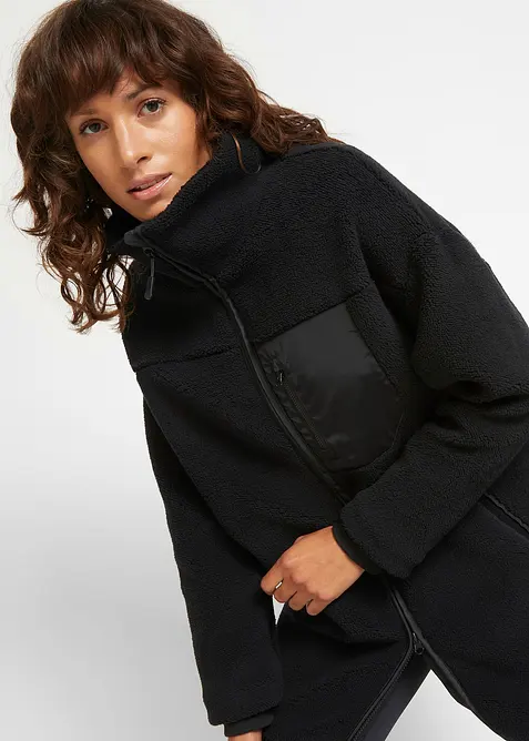 Veste en polaire peluche, bonprix