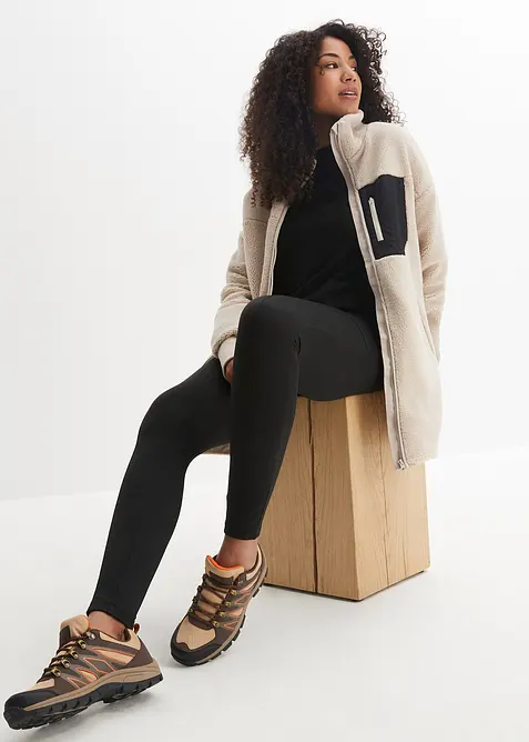 Veste en polaire peluche, bonprix