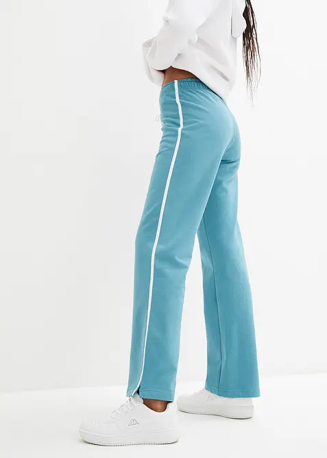 Lot de 2 pantalons en molleton épais 100% coton, bonprix