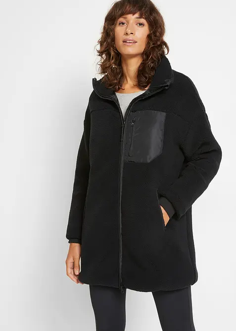 Veste en polaire peluche, bonprix