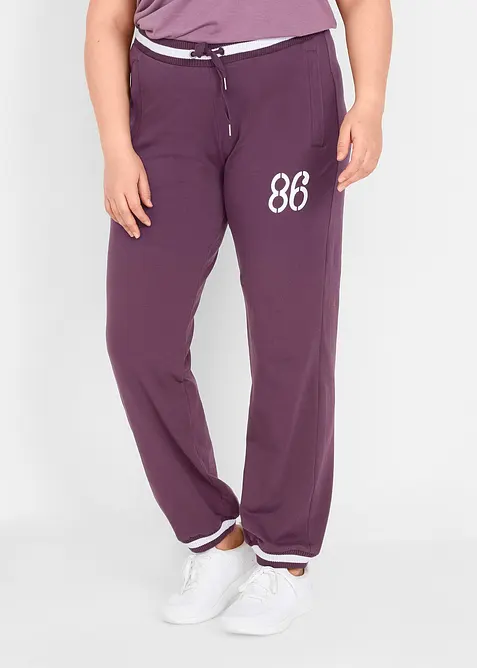 Pantalon sweat en mati&egrave;re &eacute;lastique, bonprix