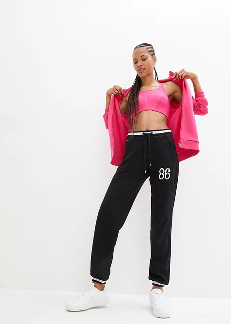Pantalon sweat en matière élastique, bonprix