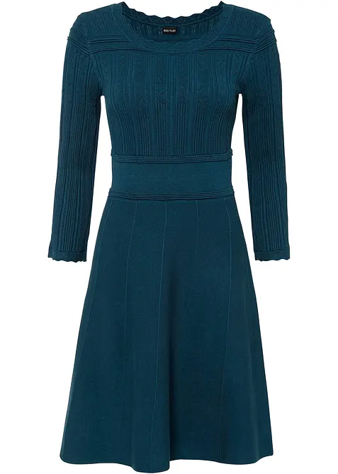 Robe en maille ajourée, bonprix