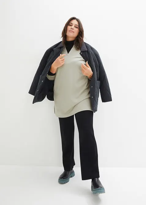 Pantalon en jersey viscose mélangée, bonprix