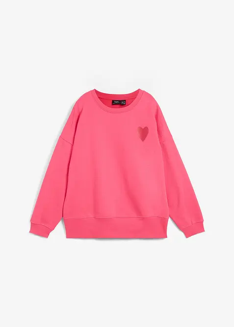 Sweat-shirt oversize en coton, bonprix