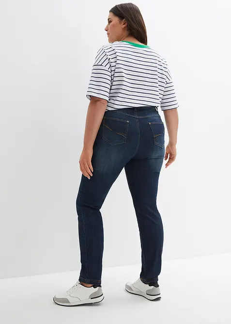 Jean skinny à taille mi-haute élastiquée, bonprix