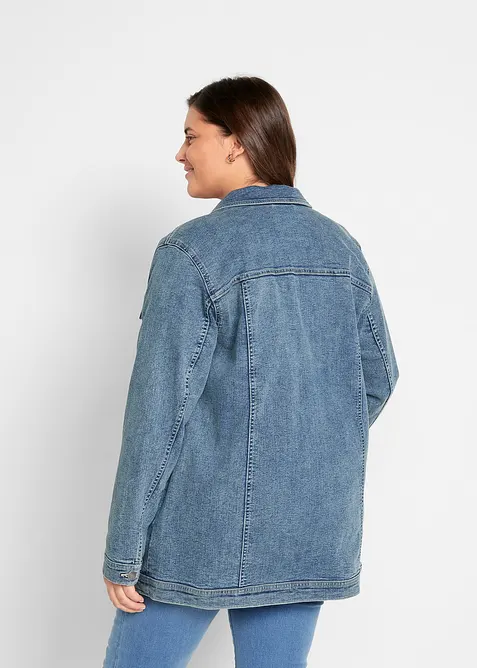 Veste en jean extensible, coupe boyfriend, bonprix