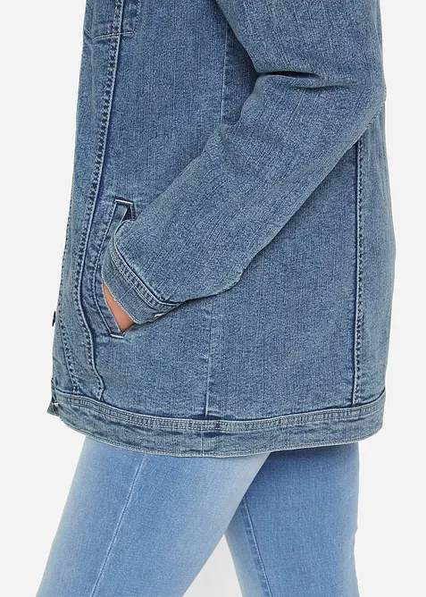 Veste en jean extensible, coupe boyfriend, bonprix