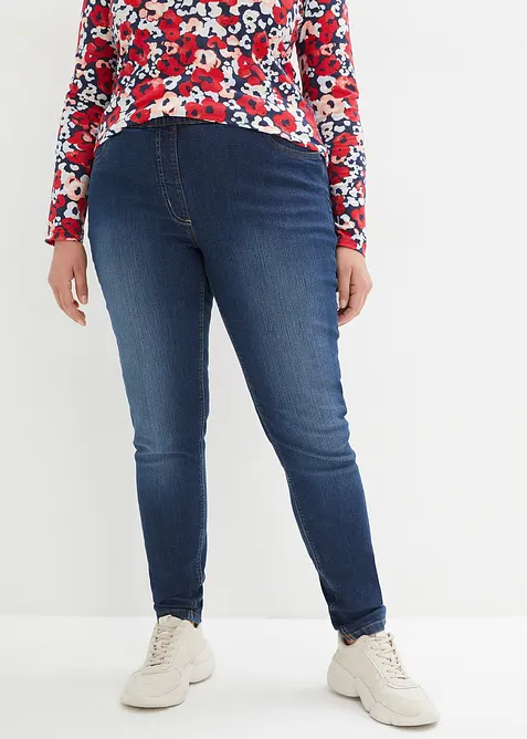 Jegging à taille mi-haute et élastiquée, bonprix