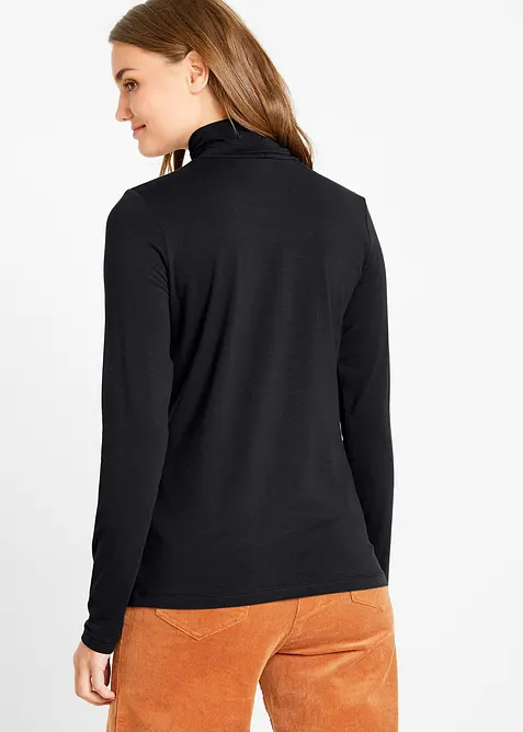 Lot de 2 T-shirts col roul&eacute;, bonprix