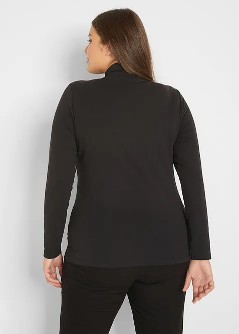 Lot de 2 T-shirts col roul&eacute;, bonprix