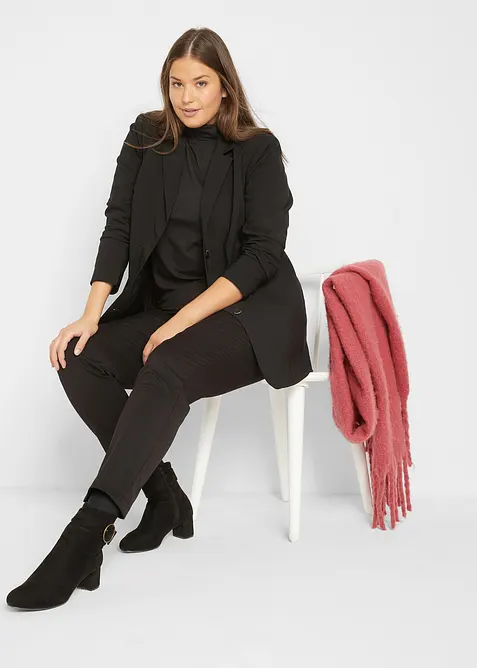 Lot de 2 T-shirts col roul&eacute;, bonprix