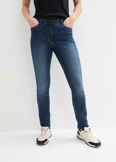 Jegging à taille mi-haute et élastiquée, bonprix